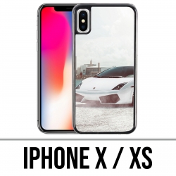 Coque iPhone X / XS - Lamborghini Voiture
