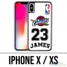 Funda iPhone X / XS - Lebron James White