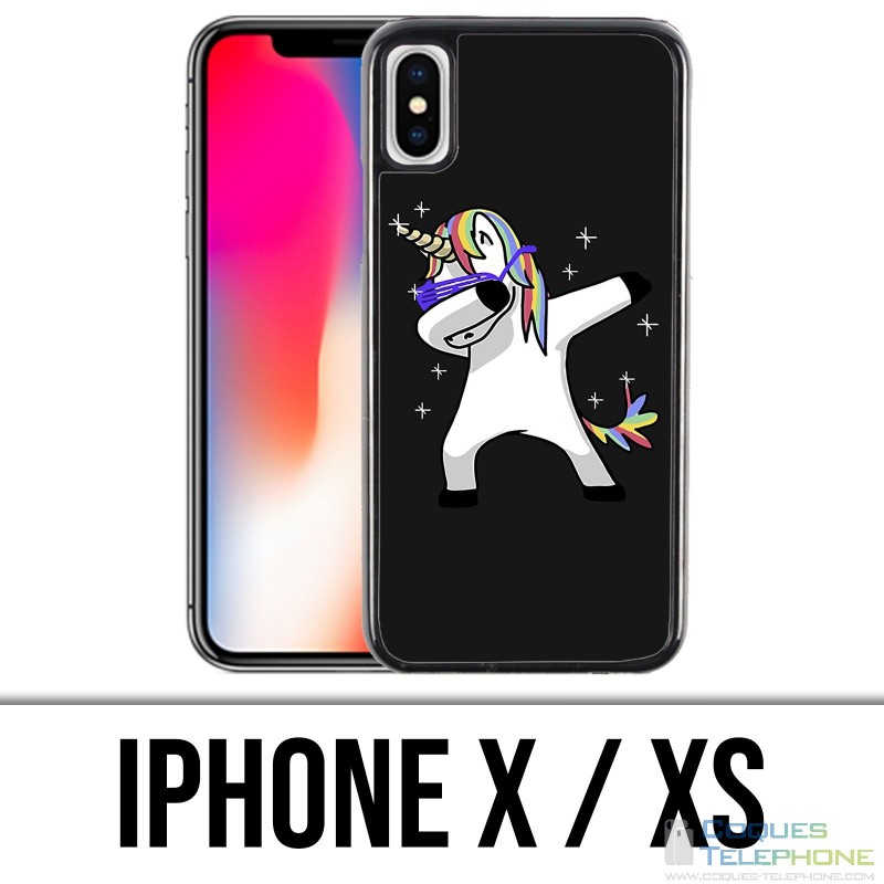 X / XS iPhone Hülle - Unicorn Dab