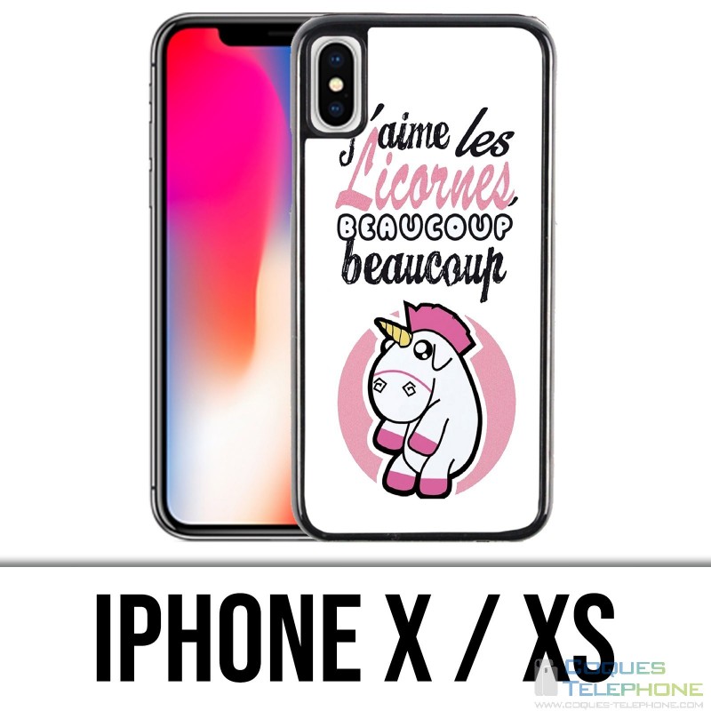 X / XS iPhone Hülle - Einhörner