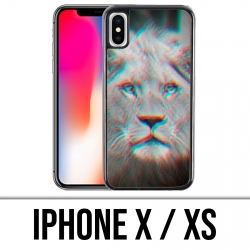 Funda iPhone X / XS - Lion 3D