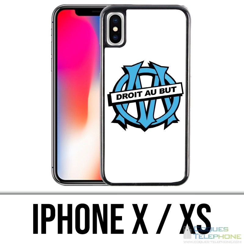 X / XS iPhone Case - Logo Om Marseille Right To The Goal