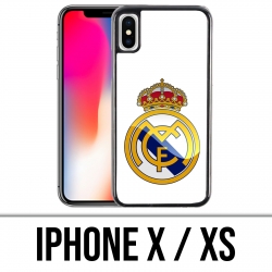 Funda iPhone X / XS - Logotipo del Real Madrid