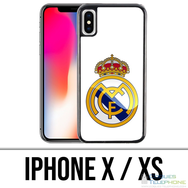Coque iPhone X / XS - Logo Real Madrid