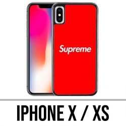 Coque iPhone X / XS - Logo Supreme
