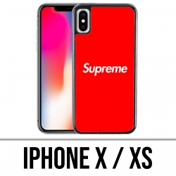 Funda para iPhone X / XS - Logotipo supremo