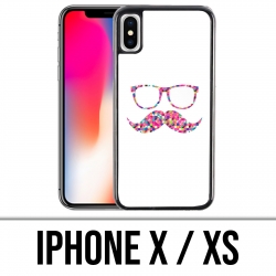 X / XS iPhone Case - Mustache Sunglasses