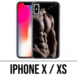 Custodia per iPhone X / XS - Man Muscles