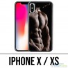 Custodia per iPhone X / XS - Man Muscles