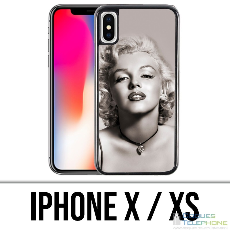 Coque iPhone X / XS - Marilyn Monroe