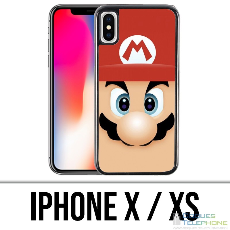 Funda iPhone X / XS - Mario Face