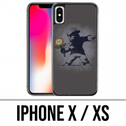 Coque iPhone X / XS - Mario Tag