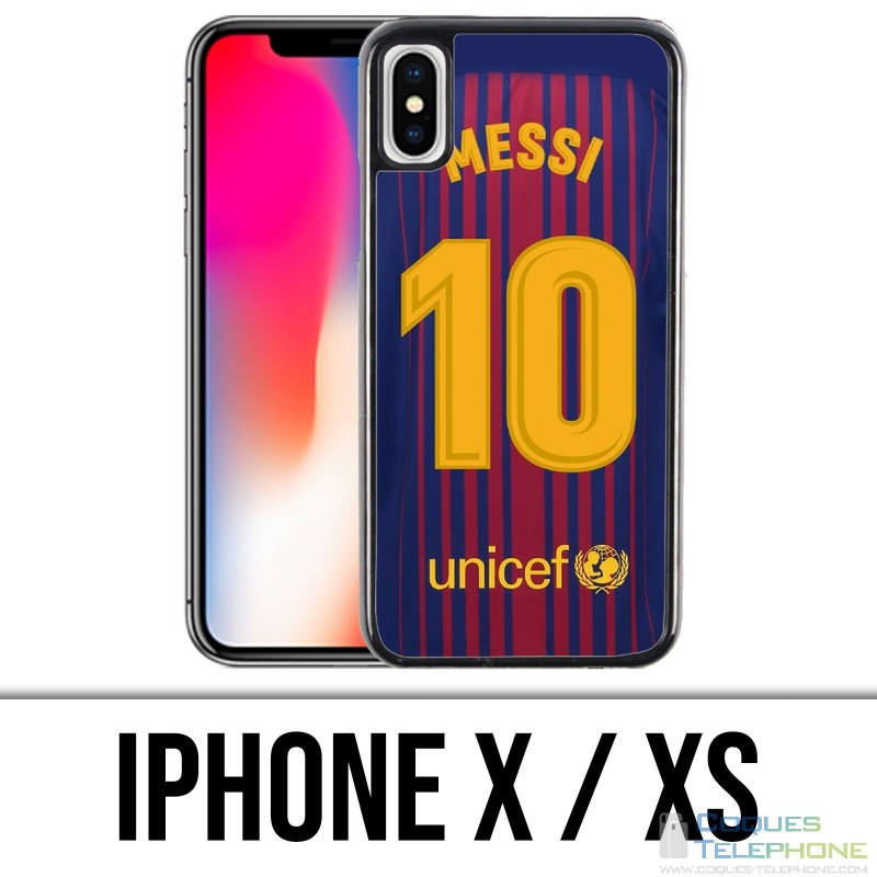 X / XS iPhone Case - Messi Barcelona 10