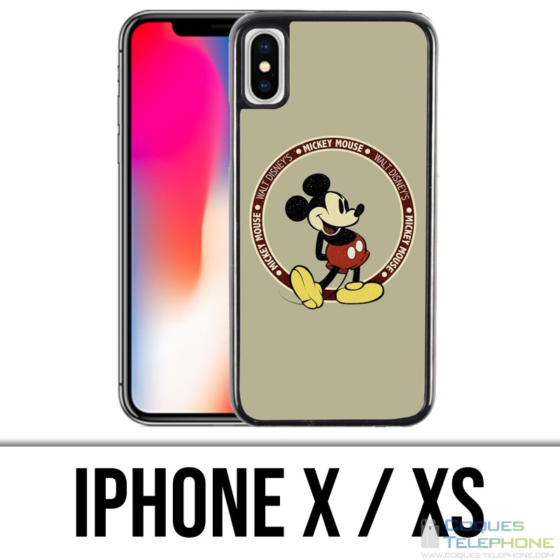 Coque iPhone X / XS - Mickey Vintage