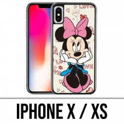 Coque iPhone X / XS - Minnie Love