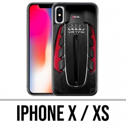 Custodia per iPhone X / XS - Motore Audi V8 2
