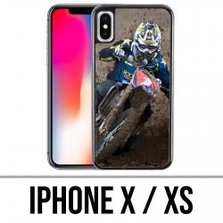 Coque iPhone X / XS - Motocross Boue