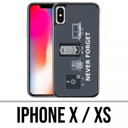 X / XS iPhone Fall - vergessen Sie nie Vintag