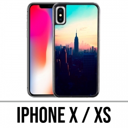 Funda para iPhone X / XS - New York Sunrise