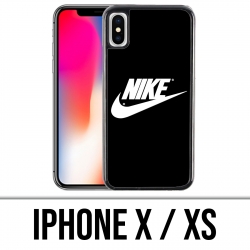Coque iPhone X / XS - Nike Logo Noir