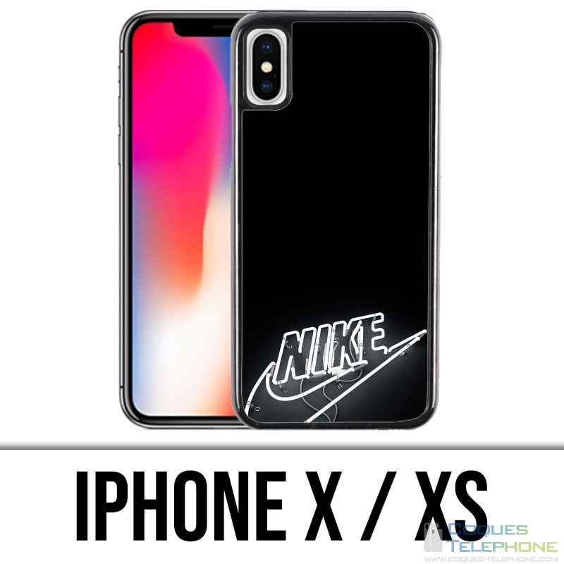 Coque iPhone X / XS - Nike Néon