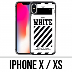 Funda iPhone X / XS - Blanco roto Blanco