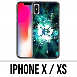 Coque iPhone X / XS - One Piece Neon Vert