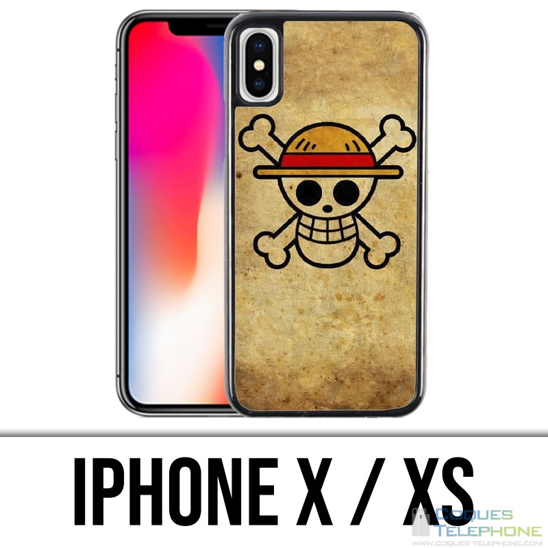 Funda iPhone X / XS - Logotipo vintage de una pieza