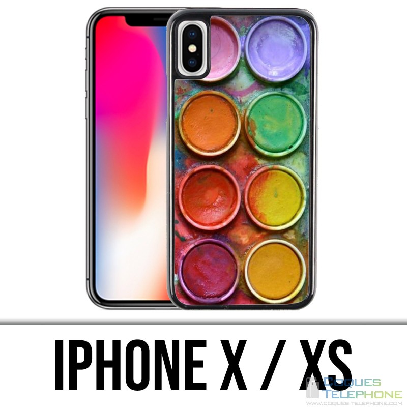 Funda iPhone X / XS - Paleta de pintura