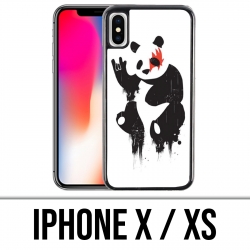 Coque iPhone X / XS - Panda Rock