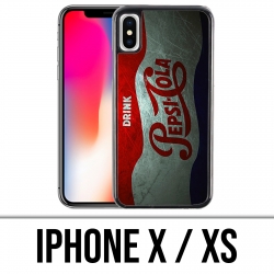 Funda iPhone X / XS - Vintage Pepsi