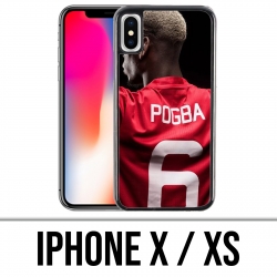 Coque iPhone X / XS - Pogba Manchester