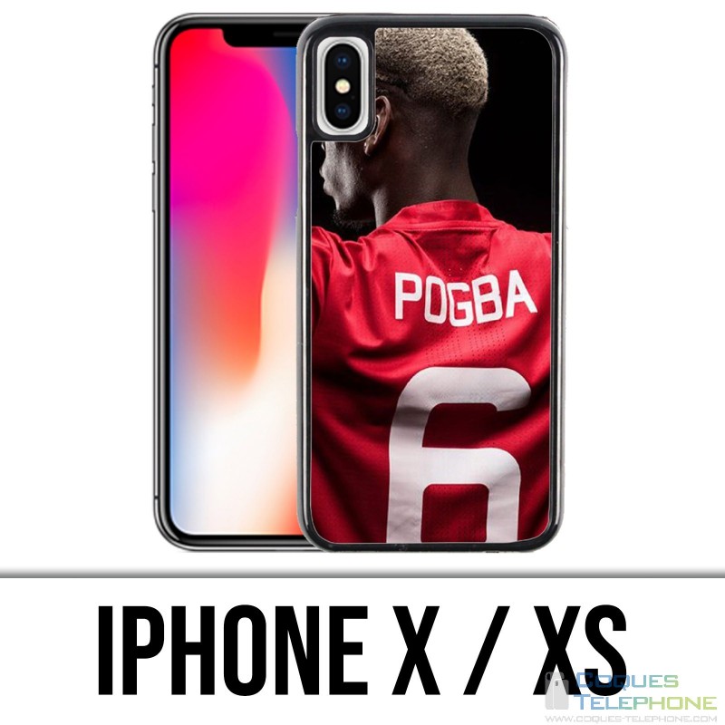 Coque iPhone X / XS - Pogba Manchester
