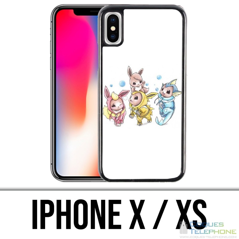 Funda iPhone X / XS - Evione evolution baby Pokémon