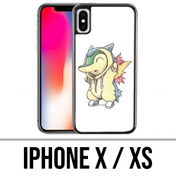 Funda iPhone X / XS - Pokémon bebé héricendre