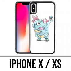 Coque iPhone X / XS - Pokémon bébé Kaiminus