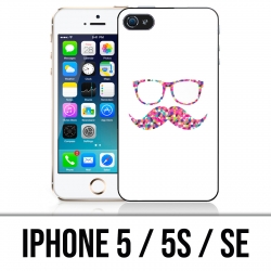 IPhone 5 / 5S / SE case - Mustache glasses