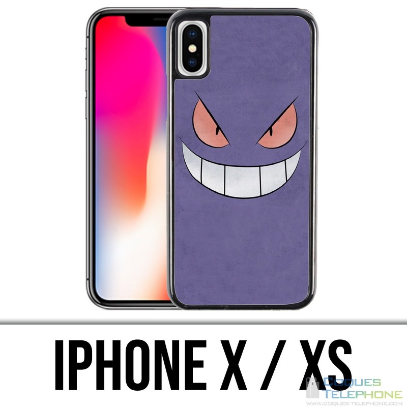 Coque iPhone X / XS - Pokémon Ectoplasma