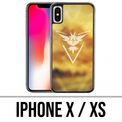 X / XS iPhone Case - Pokémon Go Team Yellow