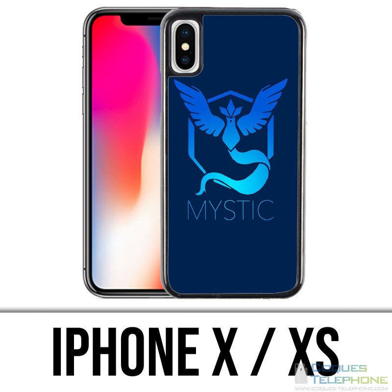 IPhone X / XS Hülle - Pokémon Go Tema Bleue