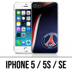 Custodia per iPhone 5 / 5S / SE - Jersey blu Psg Paris Saint Germain