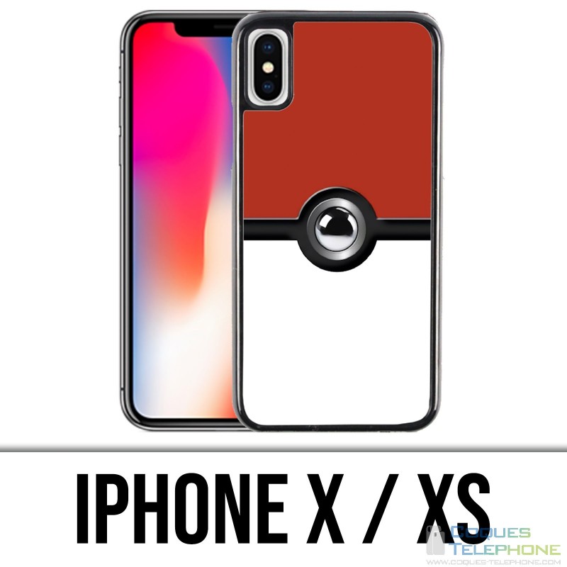 Coque iPhone X / XS - Pokémon Pokeball