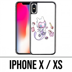 Funda iPhone X / XS - Pokémon Mew Baby