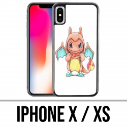 Coque iPhone X / XS - Pokémon Bébé Salameche