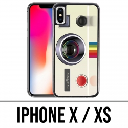 Coque iPhone X / XS - Polaroid Arc En Ciel Rainbow