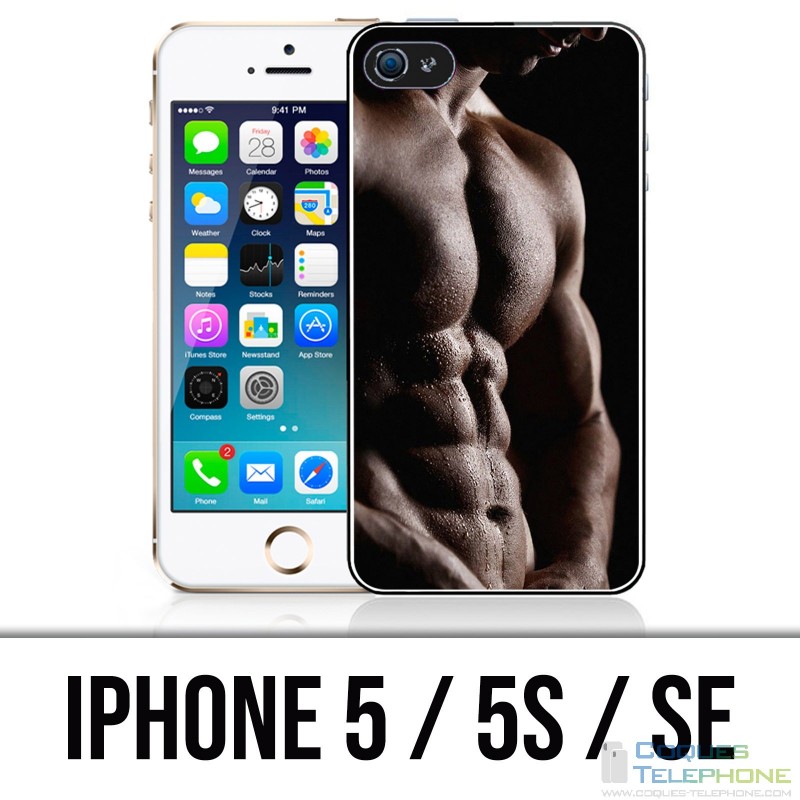 Funda iPhone 5 / 5S / SE - Músculos de hombre