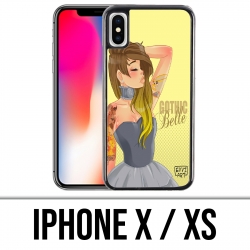 Coque iPhone X / XS - Princesse Belle Gothique