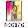 Coque iPhone X / XS - Princesse Belle Gothique