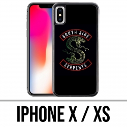 X / XS iPhone Fall - Riderdale Südseiten-Schlangen-Logo