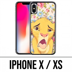 Coque iPhone X / XS - Roi Lion Simba Grimace